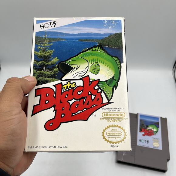 The Black Bass - NES Nintendo - With Original Box! - Picture 9 of 10